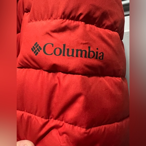 Columbia OmniHeat Red Quilted Mens Jacket - Large - Picture 7 of 11